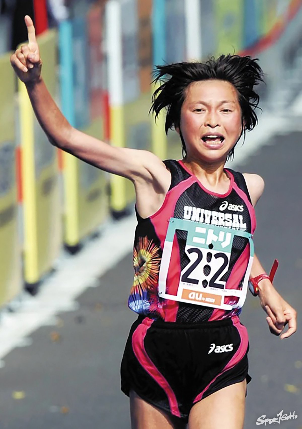 選手時代的原裕美子 (照片取自讀賣新聞)