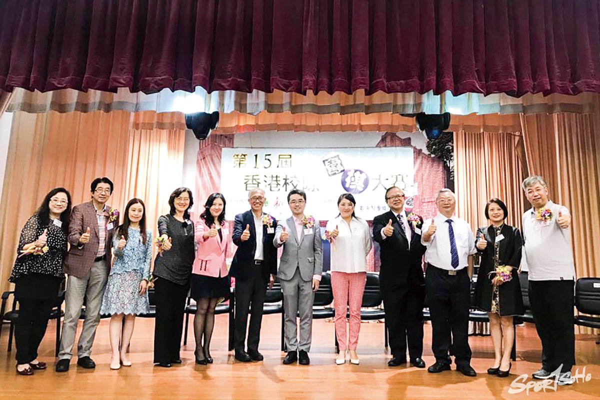 我們兩人在和富主辦的香港校際圍棋大賽聚首