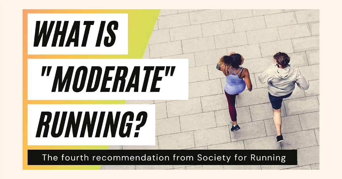 what is moderate running what is moderate running