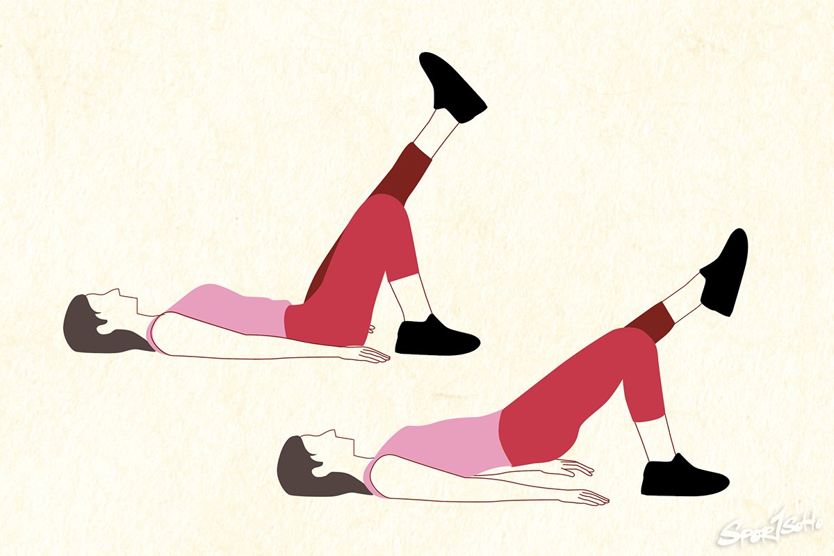 強化臀大肌的運動——單腿橋式