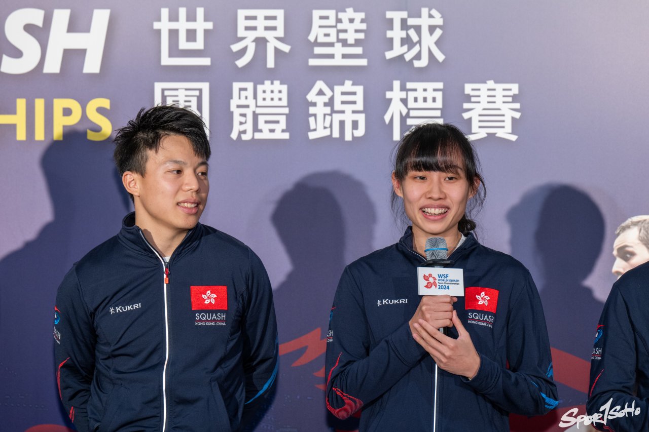 WSF世界壁球團體錦標賽首登香港 湯芷穎抱：「面對強隊我們都絕不退縮！」