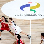 女子籃球港隊小組賽首場對日本隊